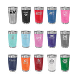 Laser Engraved 16 oz Stainless Steel Double Wall Pint Glass