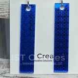 Acrylic dangle earrings