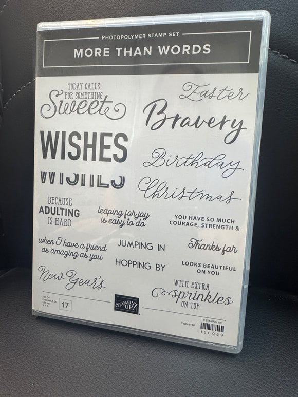 More Than Words Stamp Set