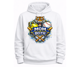 Mom of Both Tiger Softball & Baseball Hoodies