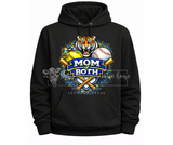 Mom of Both Tiger Softball & Baseball Hoodies