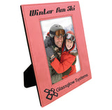 4x6 Laser Engraved Leatherette Photo Frame