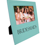 5x7 Offset Laser Engraved Leatherette Photo Frame