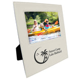 5x7 Offset Laser Engraved Leatherette Photo Frame