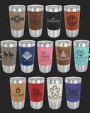 20 oz Polar Camel Leatherette Tumbler