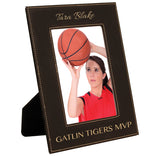 5x7 Laser Engraved Leatherette Photo Frame