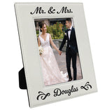 5x7 Laser Engraved Leatherette Photo Frame