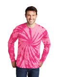 Adult Long sleeve tie dye tshirt