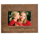 4x6 Laser Engraved Leatherette Photo Frame