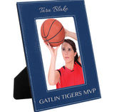 5x7 Laser Engraved Leatherette Photo Frame