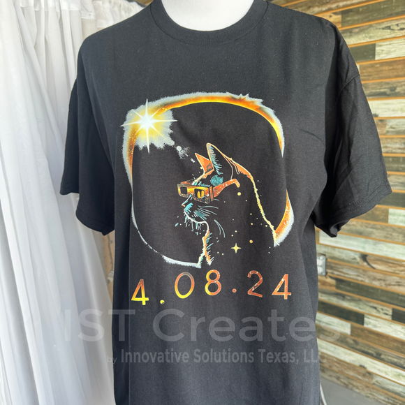 Cool cat eclipse tshirt