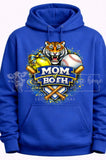 Mom of Both Tiger Softball & Baseball Hoodies