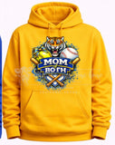 Mom of Both Tiger Softball & Baseball Hoodies