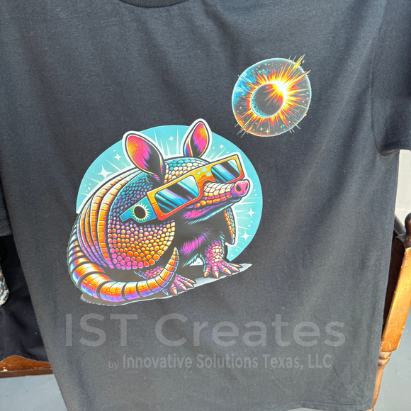 Armadillo eclipse tshirt