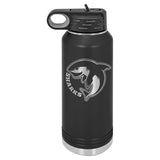 Laser Engraved 32 oz Stainless Steel Double Wall Water Bottle