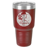 Laser Engraved 30 oz Stainless Steel Double Wall Tumbler