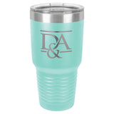 Laser Engraved 30 oz Stainless Steel Double Wall Tumbler