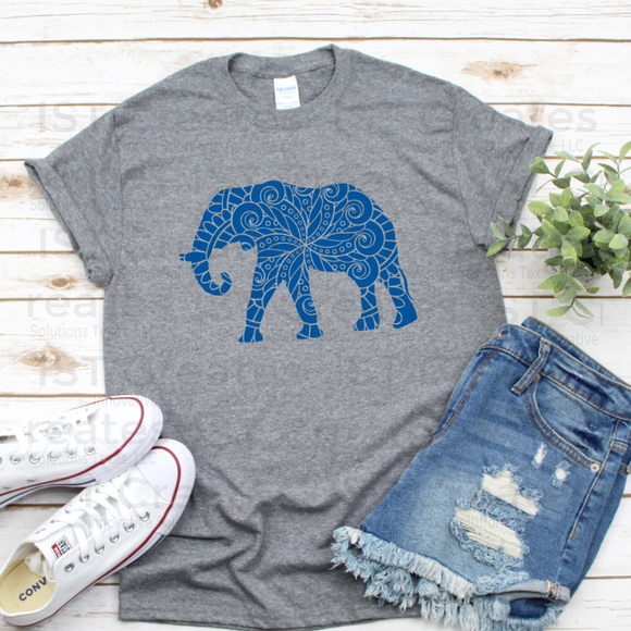 Mandala Elephant T-shirt