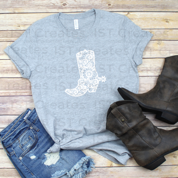 Lacy Boot T-shirt