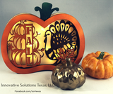 Fall Lighted Pumpkin in Four Designs