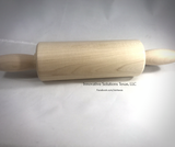 Small laser engraved wooden rolling pin