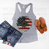 Patriotic Sunflower T-shirt