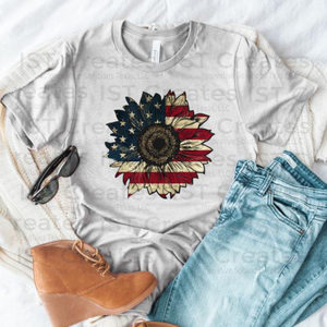 Patriotic Sunflower T-shirt